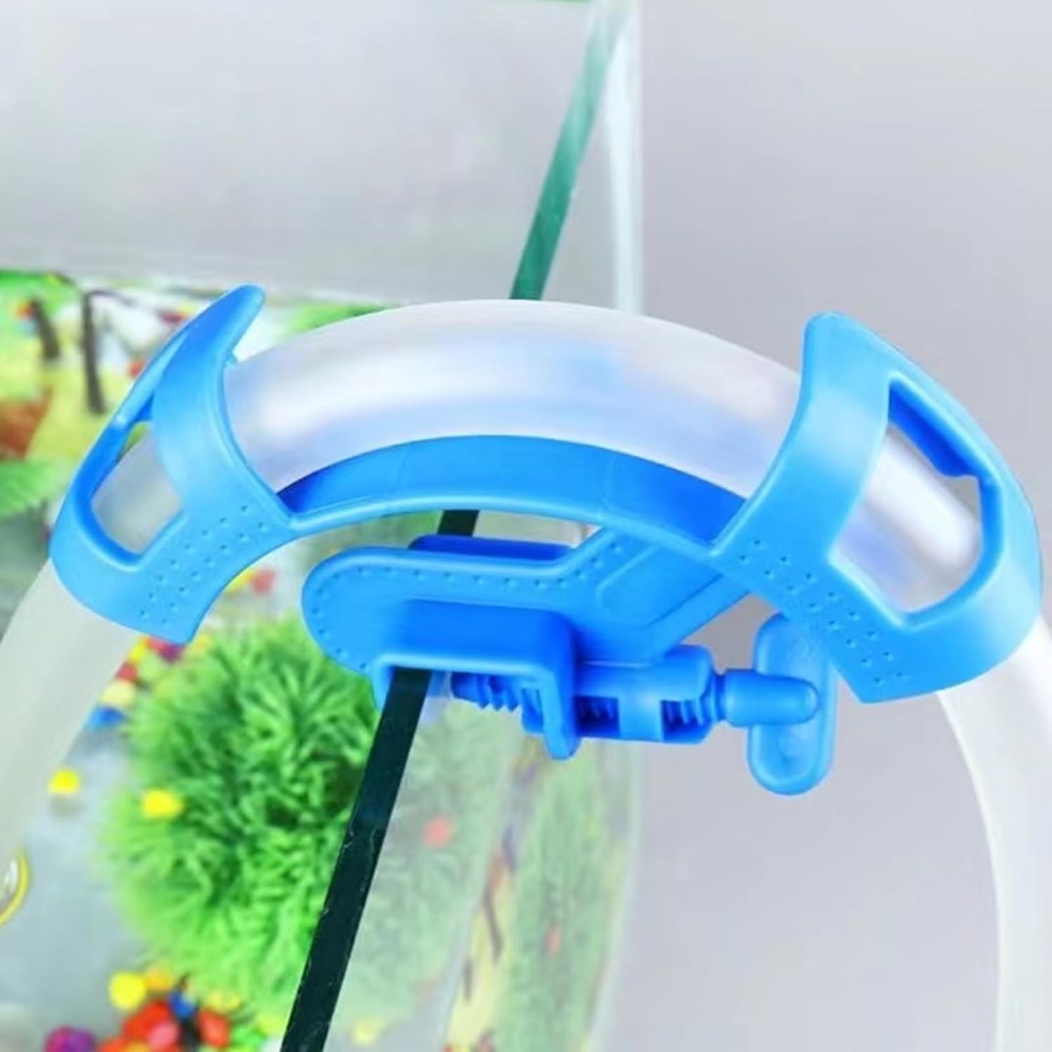 Plastic Pipe Clip - Fish Tank Water Pipe Clamp, Adjustable