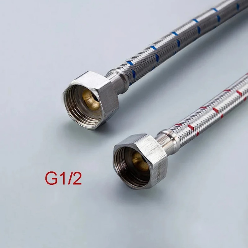 2PCS 60cm Flexible Plumbing Pi - Flexible Hose Braided incelemesi ve fiyatı