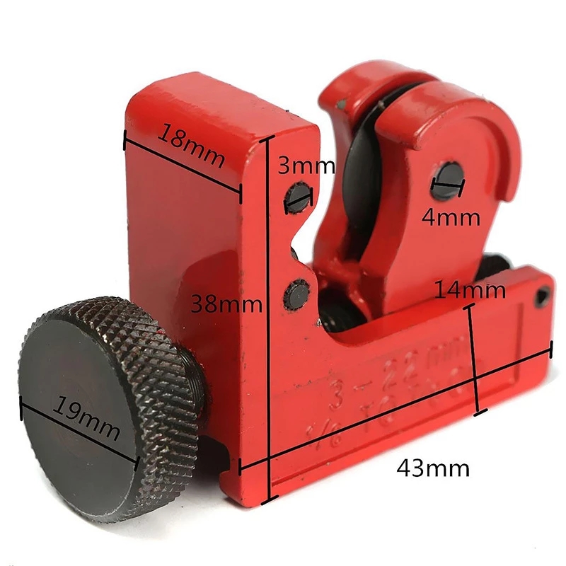 1PC 3-22/3-16mm Mini Alloy Ste - Pipe Cutter Ratchet incelemesi ve fiyatı