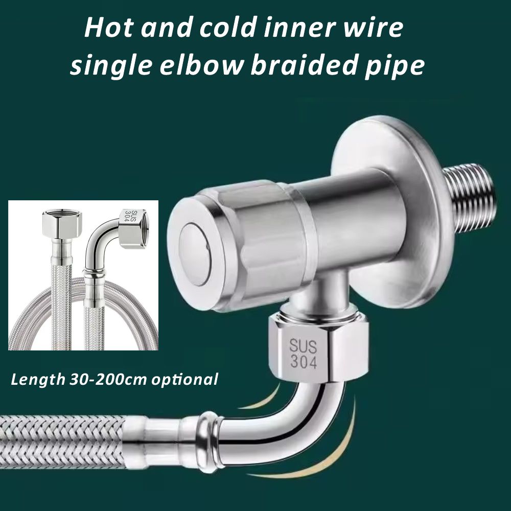 New 90° Bend Pipe Pipe Toilet  - Flexible Hose Braided incelemesi ve fiyatı