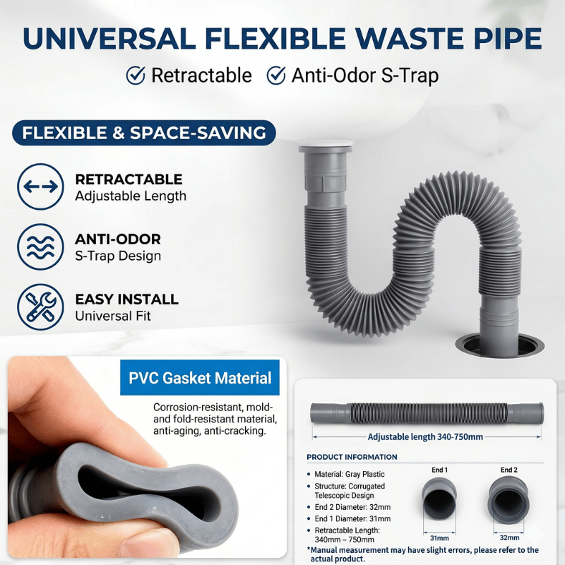 Universal Flexible Expandable  - Flexible Hose Braided incelemesi ve fiyatı