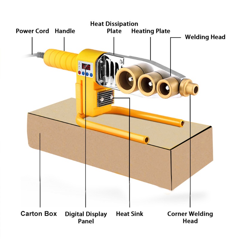 600/800/1000W Pipe Welding Mac - Pipe Freeze Spray incelemesi ve fiyatı