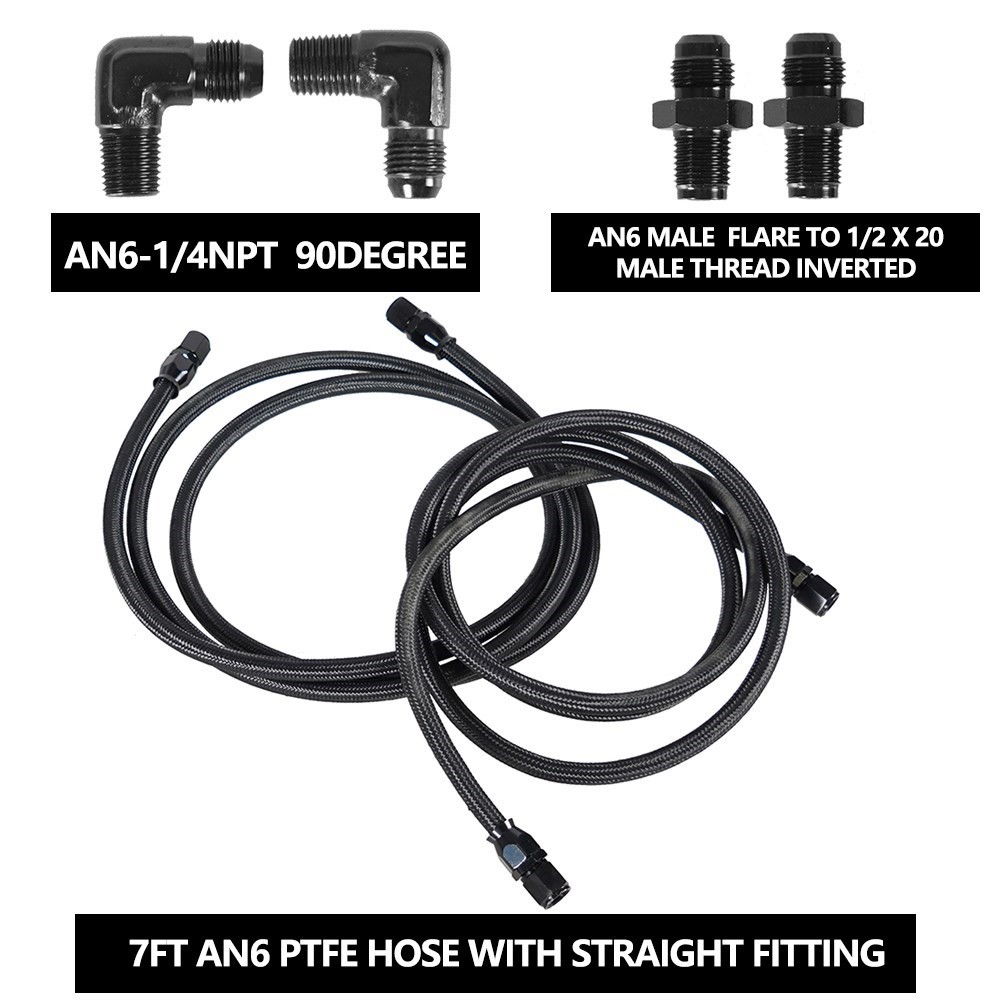2 X 7Ft AN6 Flexible PTFE Tran - Flexible Hose Braided incelemesi ve fiyatı