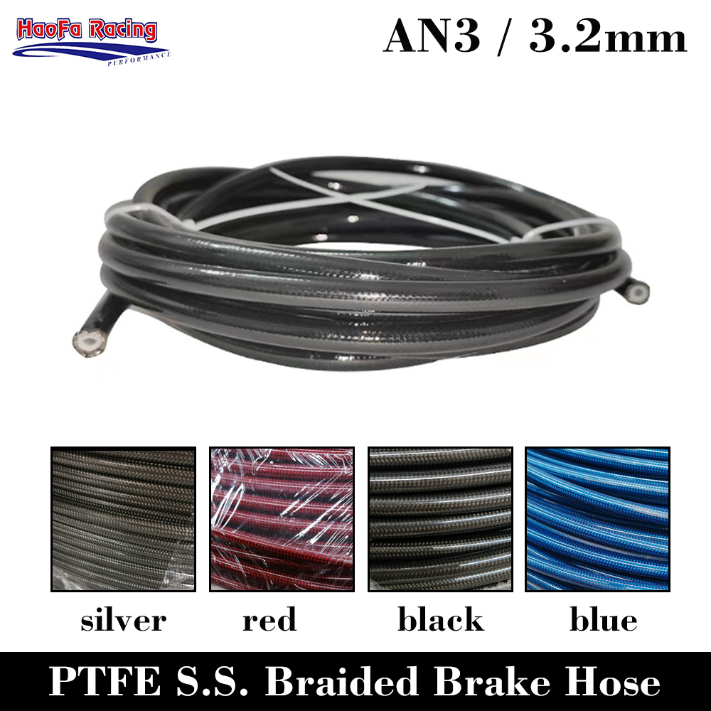 AN3 Motorcycle PTFE Brake Line - Flexible Hose Braided incelemesi ve fiyatı