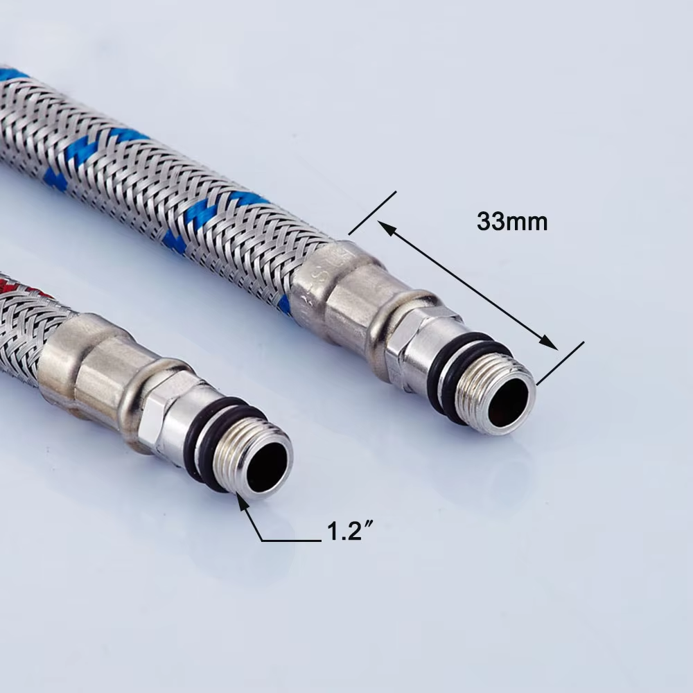 G1/2 G3/8 G9/16 50cm 1 pair St - Flexible Hose Braided incelemesi ve fiyatı