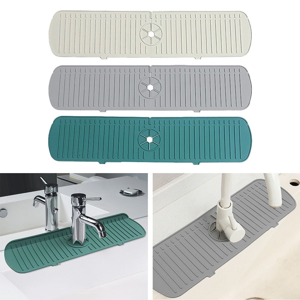 35/45/61cm Silicone Faucet Mat - Silicone Tap Washer incelemesi ve fiyatı