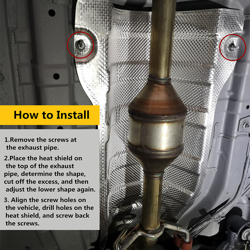Car Embossed Aluminum Heat Shi - Pipe Freeze Spray incelemesi ve fiyatı