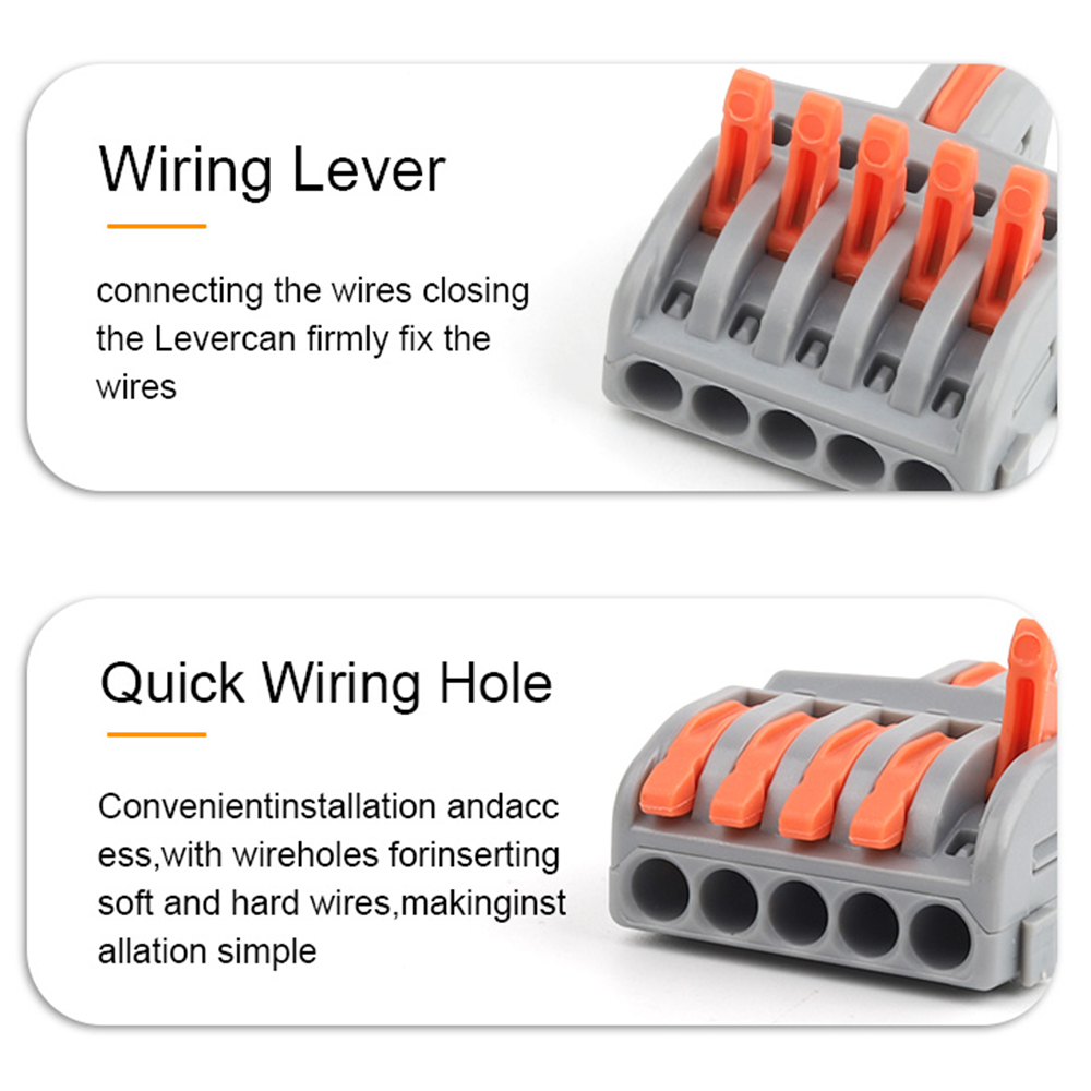 10/100PCS Electrical Cable Con - Push Fit Connector incelemesi ve fiyatı