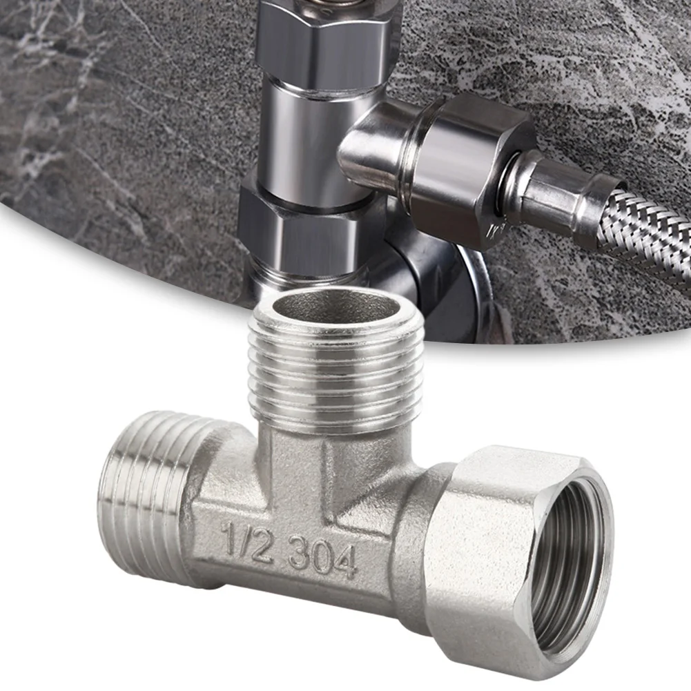 Stainless Steel T Adapter G1/  - Shower Valve Cartridge incelemesi ve fiyatı