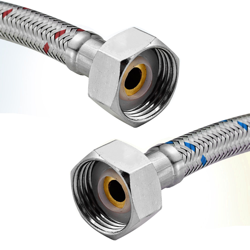 G1/2 G3/8 G9/16 50cm 1 pair St - Flexible Hose Braided incelemesi ve fiyatı