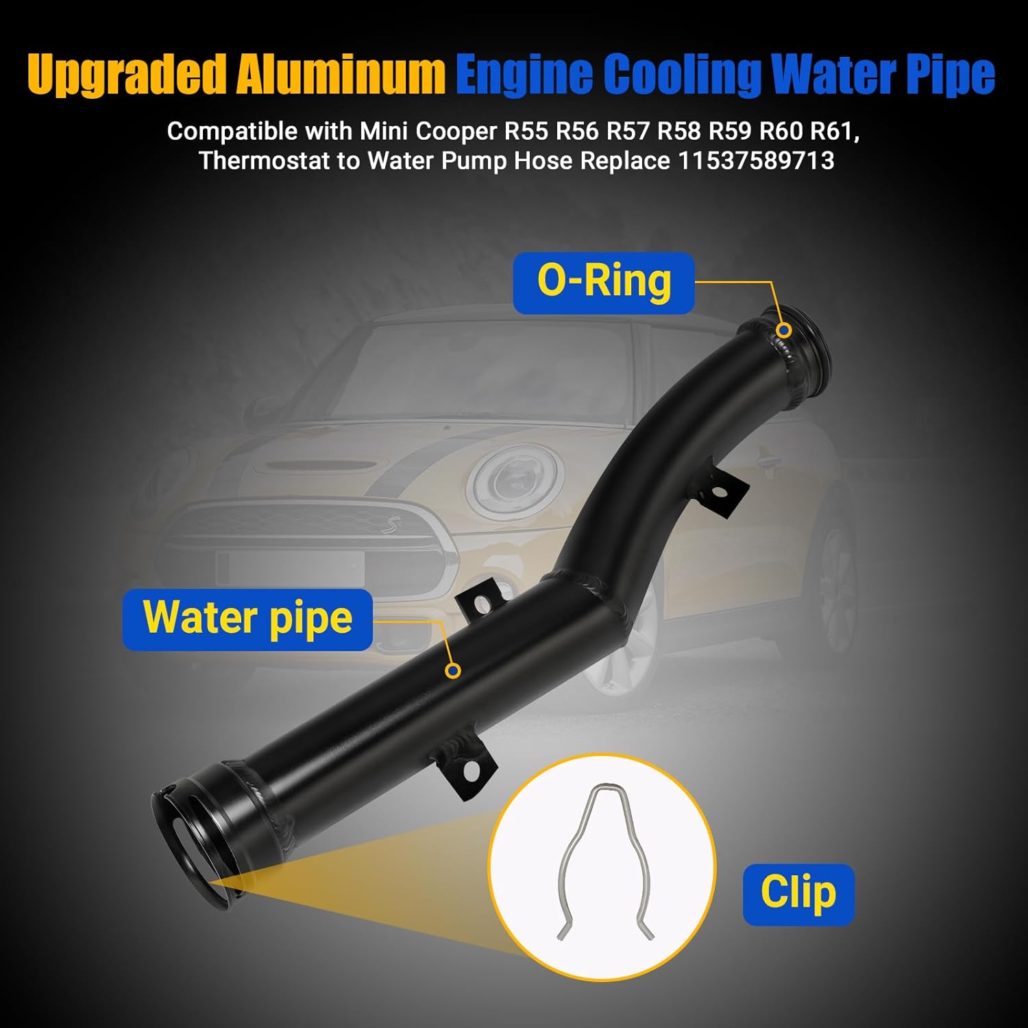 Car Engine Coolant Water Pump  - Plastic Pipe Clip incelemesi ve fiyatı