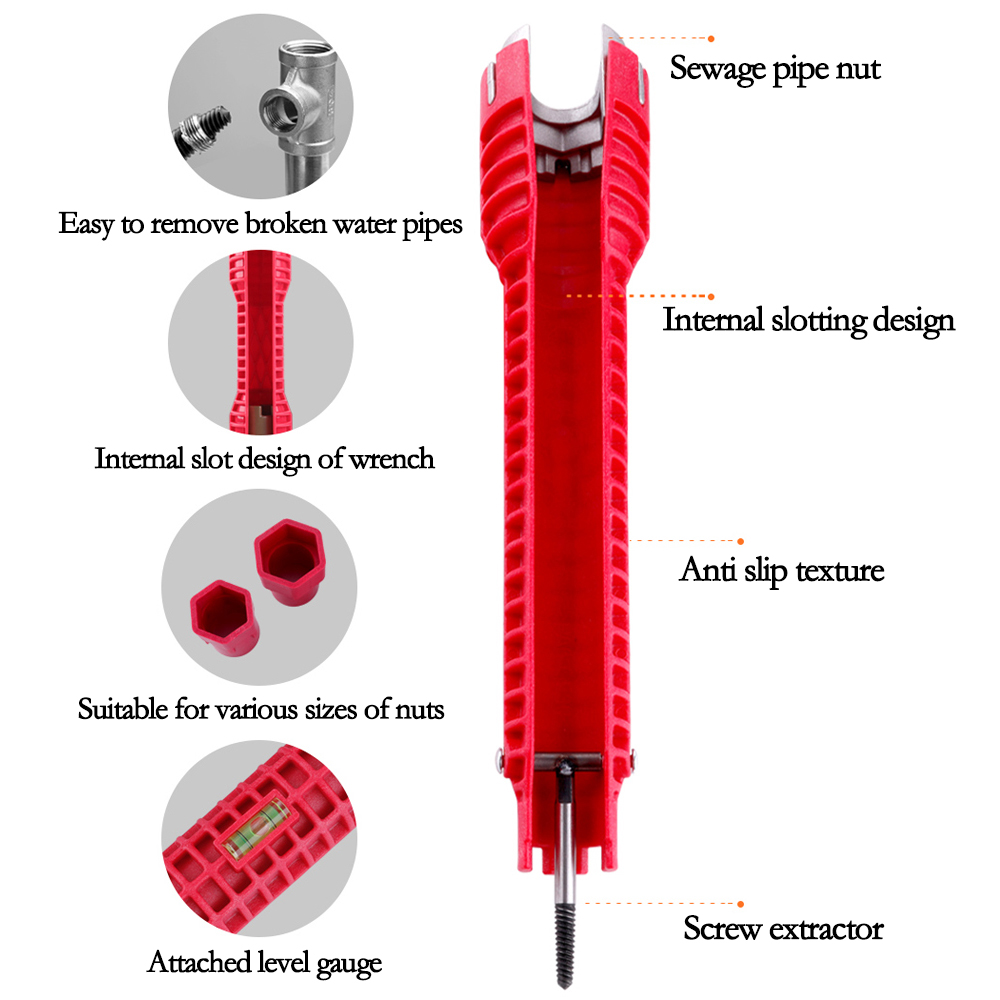 Three head red Sink wrench 8-i - Pipe Freeze Spray incelemesi ve fiyatı