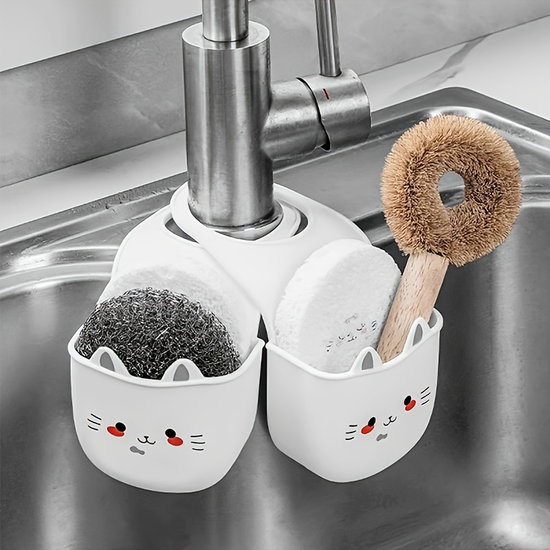 Cartoon Cat Basket Soft Buckle - Silicone Tap Washer incelemesi ve fiyatı