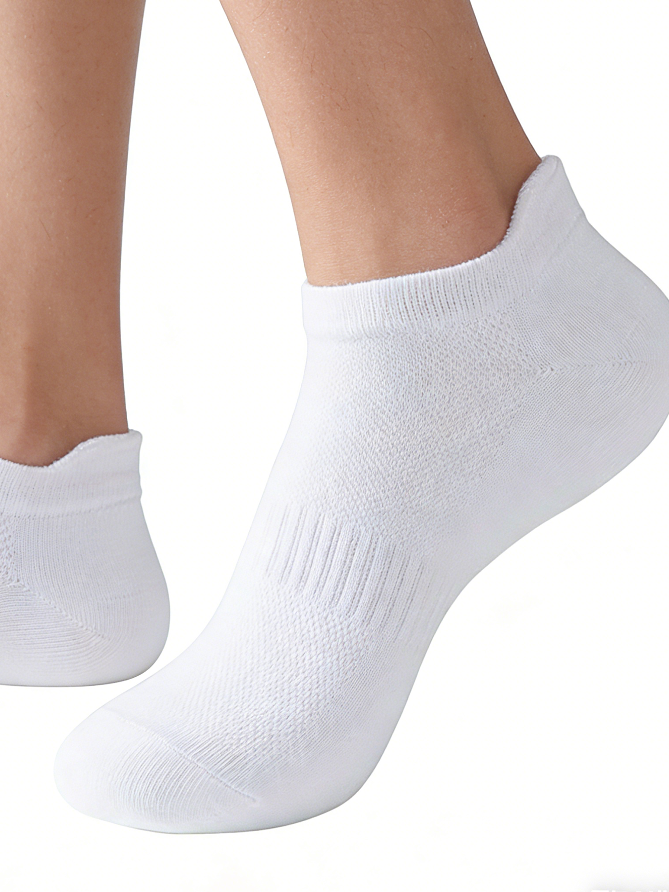 6 Pairs Women Men White Ankle  - Pipe Bending Spring incelemesi ve fiyatı