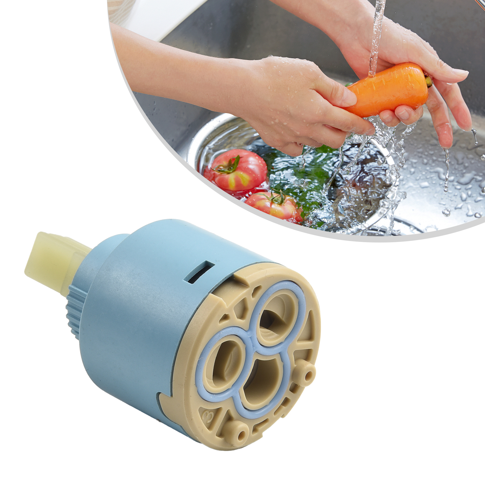 1pc Ceramic Cartridge 35mm/40m - Basin Mixer Cartridge incelemesi ve fiyatı