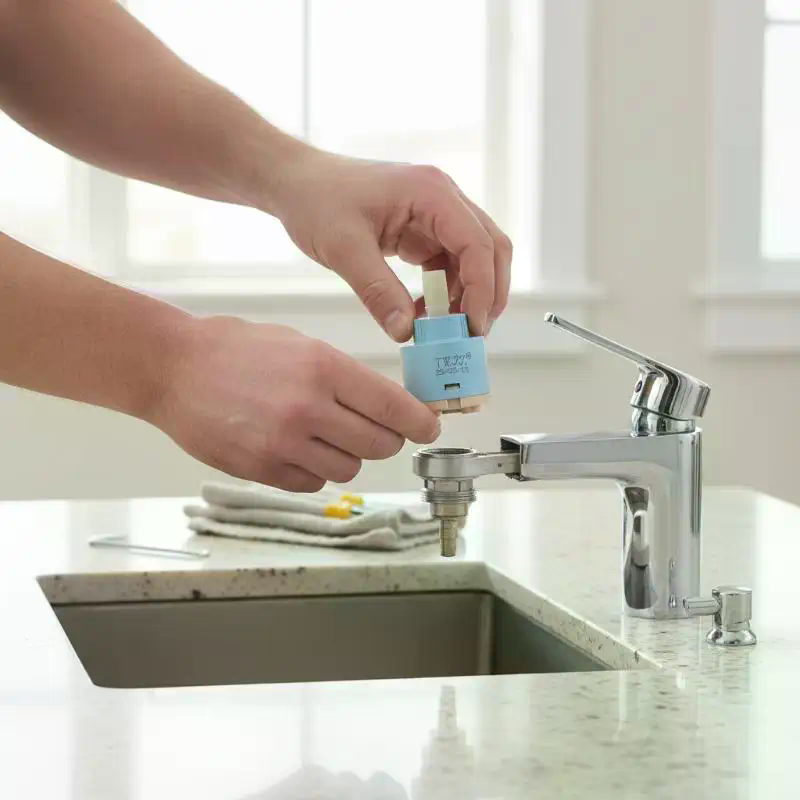 1Pcs Plastic Ceramic Cartridge - Basin Mixer Cartridge incelemesi ve fiyatı