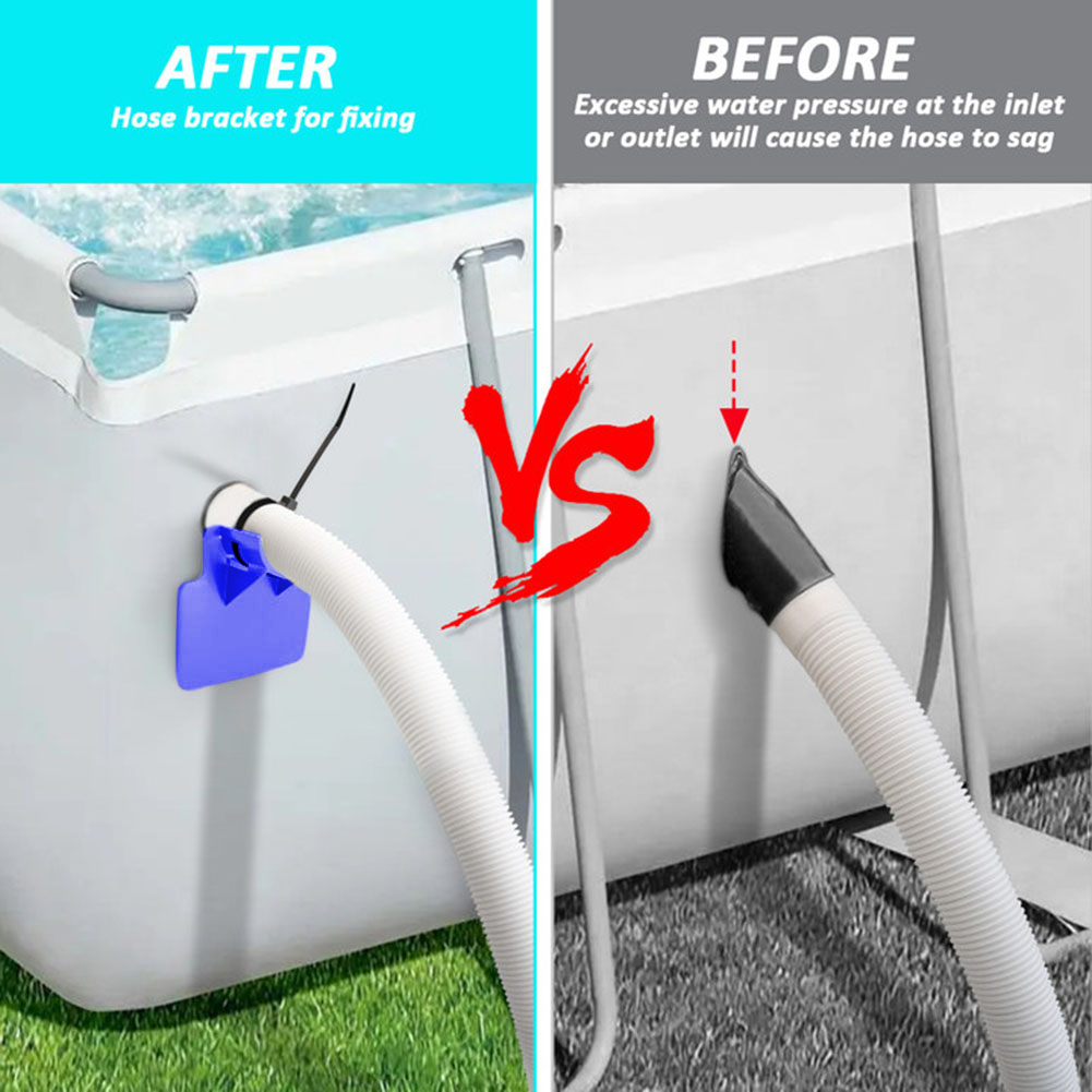2pcs Swimming Pool Pipe Fixing - Plastic Pipe Clip incelemesi ve fiyatı