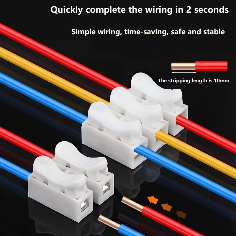 50pcs Push Quick Wire Cable CH - Push Fit Connector incelemesi ve fiyatı