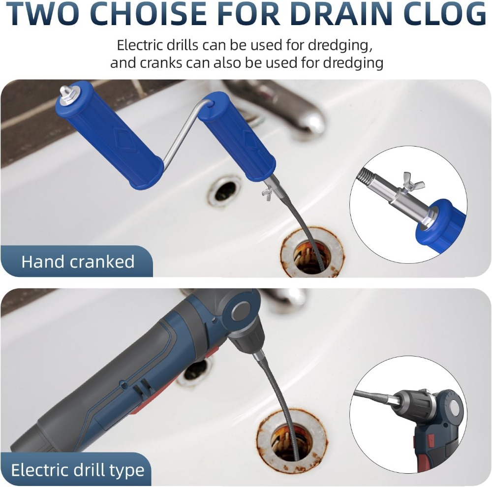 Drain Snake 16.4ft x 6mm Auto  - Drain Snake Flexible incelemesi ve fiyatı